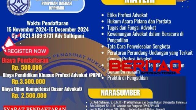 KPPHMRI Membuka Pendaftaran Anggota Baru: Kesempatan Menjadi Advokat Profesional