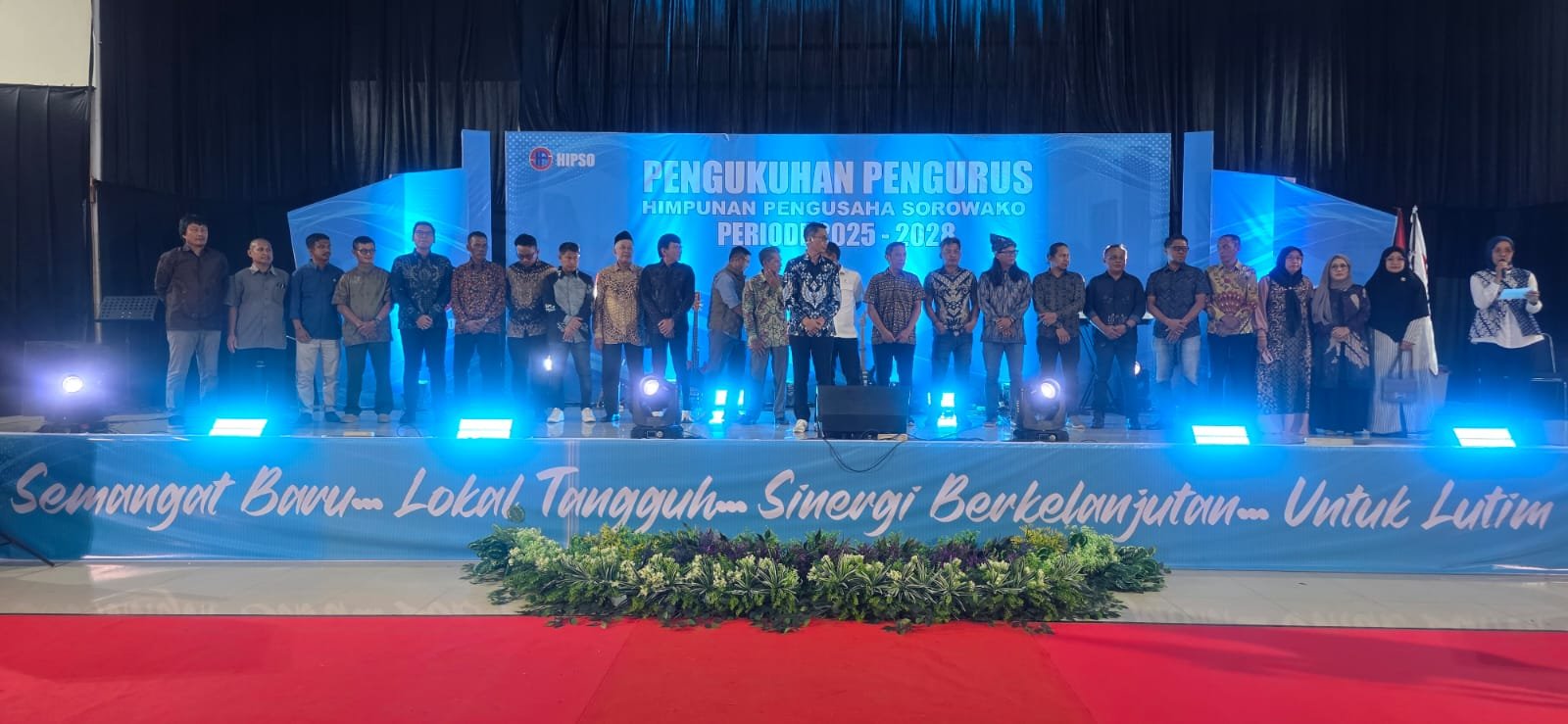 Himpunan Pengusaha Sorowako Resmi Kukuhkan Pengurus Baru Periode 2025-2028
